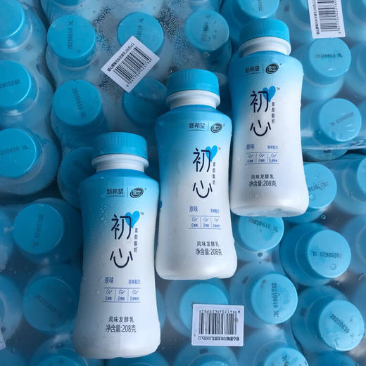 新希望初心酸奶零添加风味酸奶即饮型208ml瓶整件12瓶装包邮南宁市区
