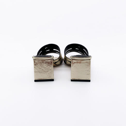 SAFICOO金属色时尚个性方头真皮凉鞋 商品图4