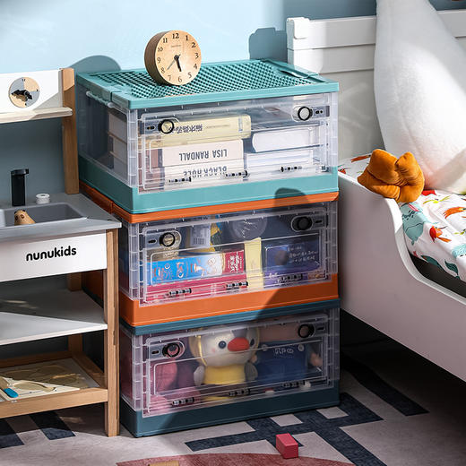 多功能收纳箱 可折叠玩具收纳盒 24.5*35.5*50cm 商品图2