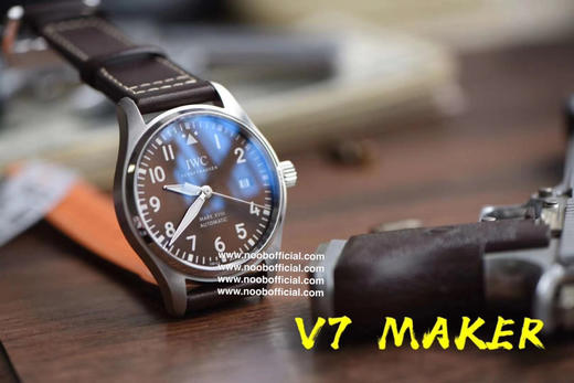 V7厂神器重磅力推，良心升级IWC飞行员马克十八系列级副本V2升级如下：1.秒针针孔升级同步原装小帽子结构 商品图14