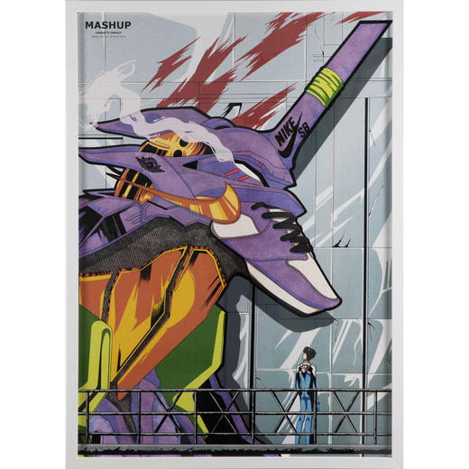 收藏系列《新世纪福音战士-初号机》 潮流艺术版画  52.5*72.5cm 商品图2