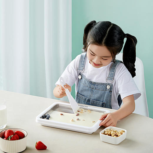 柏翠PET035炒酸奶家用小型水果冰淇淋冰盘儿童自制diy炒冰盘 商品图2