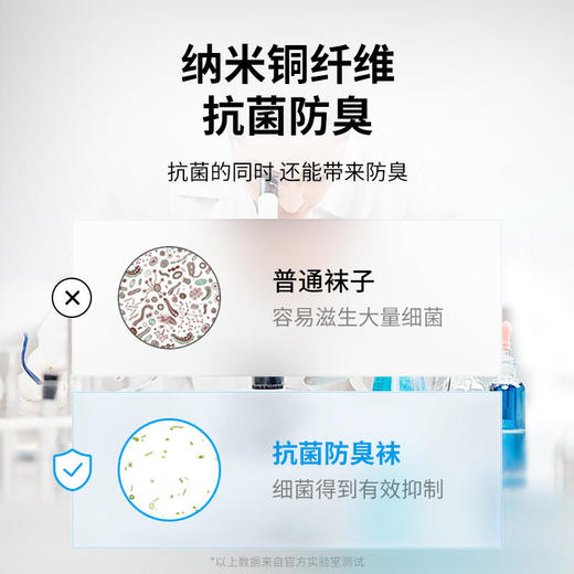 【送日式搓澡巾1条】宾卡加铜离子防臭袜、军工级防臭船袜潜艇兵专用袜男女款船袜 商品图8