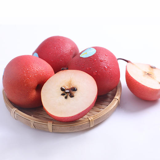 新西兰红啤梨进口新鲜水果 piqaboo红宝石红蜜梨新鲜梨子啤梨   6粒装 净重3斤 商品图3