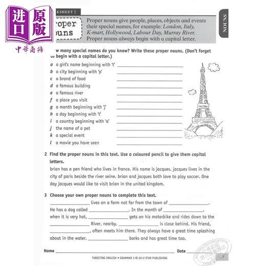 【中商原版】【新加坡英语教材】Targeting English Grammar Book 3 目标英语语法书3 含答案 小学英语语法技能 7-12岁 商品图4