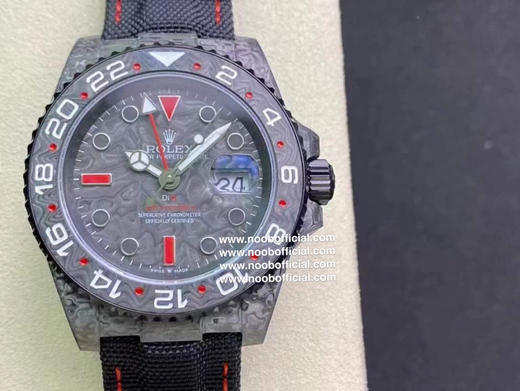 NOOB新品 匠心合一 追梦不止碳纤维定制版，腕表佩戴轻便，外表坚硬，每一只腕表都拥有不同的碳纤花纹。 【表壳】腕表尺寸40X12.4吻合原装。NOOB匠心铸造碳纤维劳力士的风采 商品图0