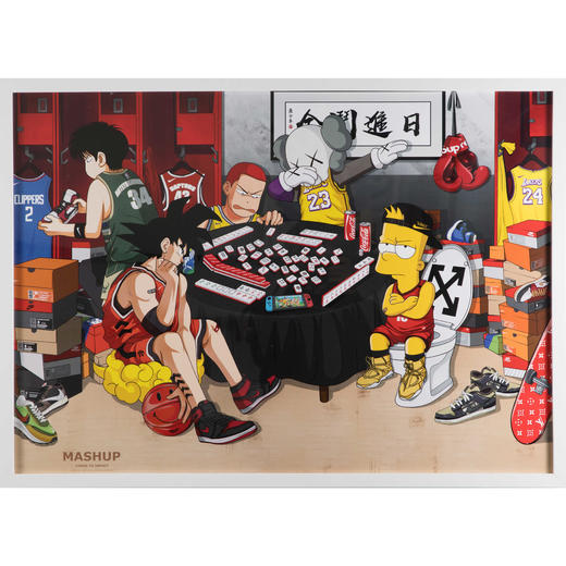 收藏系列《日进斗金》 潮流艺术版画 限量999版 52.5*72.5cm 商品图1