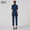 IWY/藏青色双排扣时尚气质名媛高端工服西装套裙职业套装CS11231 商品缩略图3