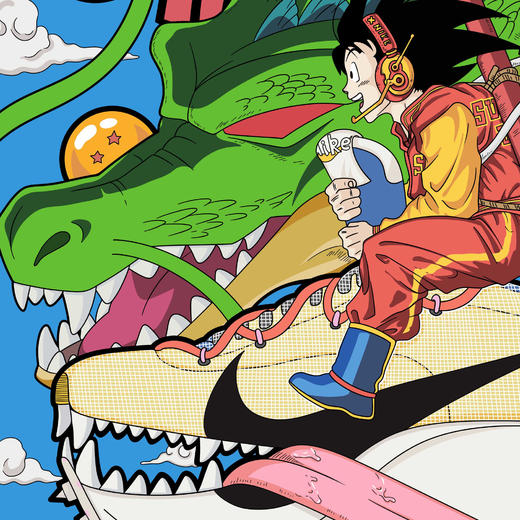 收藏系列《许愿神龙》 潮流艺术版画 限量300版  52.5*72.5cm 商品图2