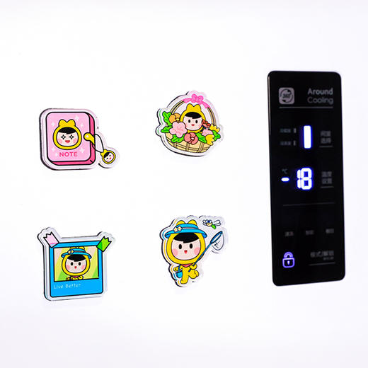 夏日系列小团亚克力冰箱贴 商品图1