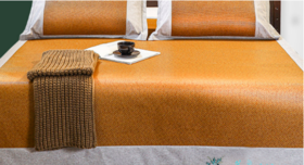  艾草“凉感舒适软凉席”凉而不寒，特别亲肤，睡着把湿气赶跑！艾草还能驱蚊！ 