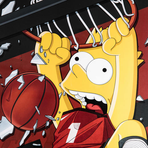 收藏系列《灌篮高手-發》 潮流艺术版画 限量300版 52.5*72.5cm 商品图3