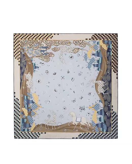 【皇锦】印花方巾·九色鹿 商品图0