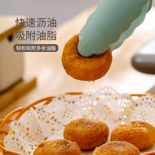 FaSoLa 油炸吸油纸食物专用 厨房烤肉纸家用烧烤烘焙油炸垫纸烤盘 商品图3