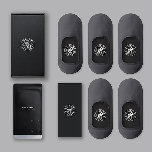 【5双礼盒装】日本MILMUMU羊奶丝呼吸袜船袜隐形袜男女士夏天短袜盒装 商品图9