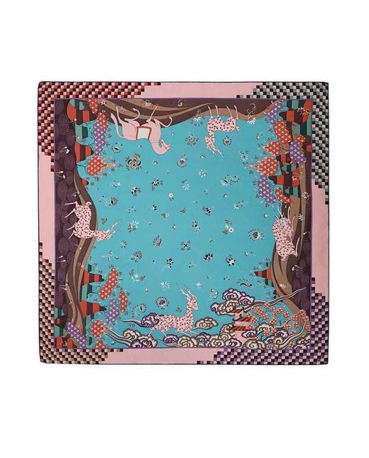 【皇锦】印花方巾·九色鹿 商品图1