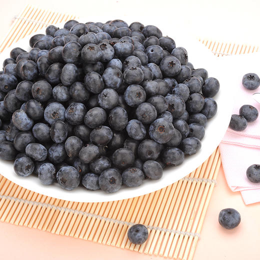 佳沃蓝莓125g*4盒精选山地蓝莓    礼盒装新鲜当季水果  18mm+ 商品图1
