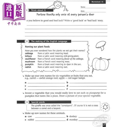 【中商原版】【新加坡英语教材】Targeting English Vocabulary Book 4 目标英语词汇书4 含答案 小学英语词汇学习 7-12岁 商品图2