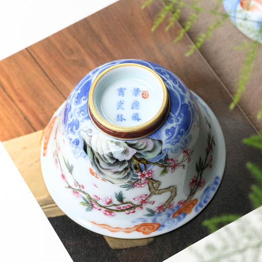 鱼化龙三才盖碗盖置套组 商品图4