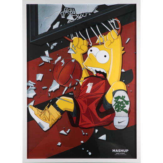 收藏系列《灌篮高手-發》 潮流艺术版画 限量300版 52.5*72.5cm 商品图2