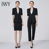 IWY/黑色时尚高端经理职业装女套装名媛气质商务小香风西装套裙深VC11232+S11232黑色 商品缩略图4