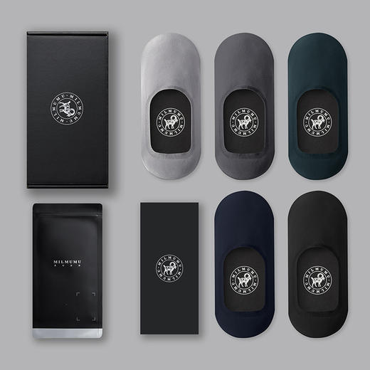 【5双礼盒装】日本MILMUMU羊奶丝呼吸袜船袜隐形袜男女士夏天短袜盒装 商品图6