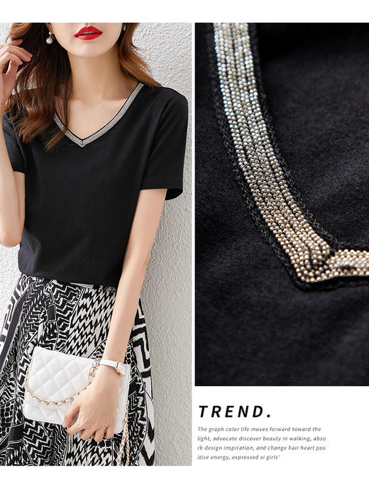 【专属特价】夏装新款普纹印花阔腿裤女适合胯大腿粗的七分裤裙裤女 商品图2