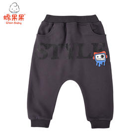 商场同款棉果果春秋季男童大毛圈pp裤M312205421450