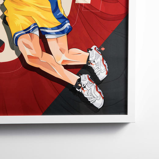 收藏系列《灌篮高手-樱木花道》 潮流艺术版画 限量300版 52.5*72.5cm 商品图4