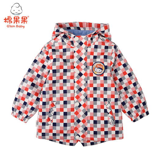 商场同款棉果果春秋季男童水洗棉夹棉风衣外套M312101721466 商品图1