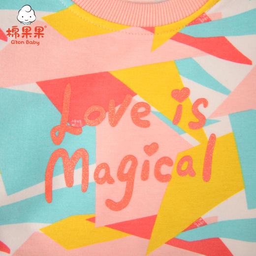 商场同款棉果果春秋季女童小毛圈套头卫衣M322180221478 商品图4