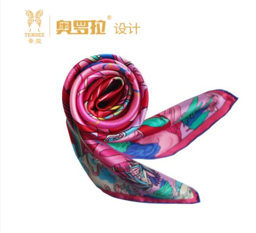 建党系列丝巾产品 万里长征艺术丝巾 商品图1