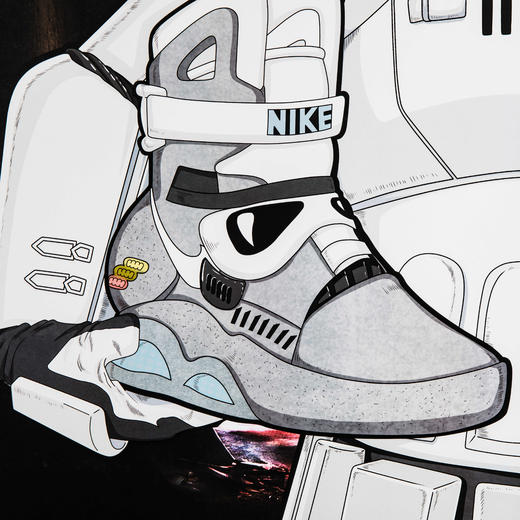 收藏系列《星球大战×Air Mag》 潮流艺术版画 限量300版  52.5*72.5cm 商品图3