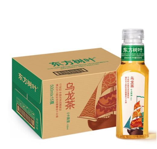 农夫山泉 东方树叶500ml*15瓶 茶饮料茉莉花茶乌龙茶 整箱装 商品图1