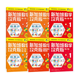新加坡数学攻克版 低阶版 套装6册 5-8岁 陈宇文等著 提升孩子计算应用逻辑推理空间想象分类归纳统计等多重数学能力