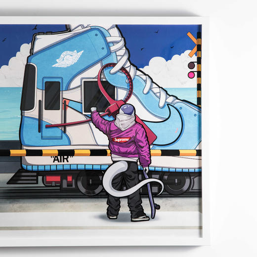 收藏系列《灌篮高手-镰仓高校前》 潮流艺术版画 限量300版 52.5*72.5cm 商品图2