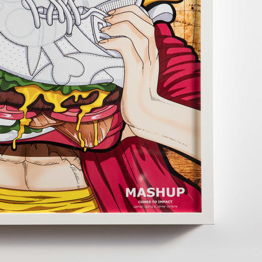 收藏系列《干饭人》 潮流艺术版画 限量300版 52.5*72.5cm 商品图4