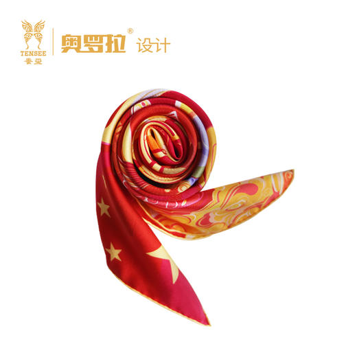 建党系列丝巾产品 100周年纪念艺术丝巾 商品图1