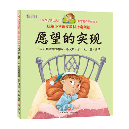 愿望的实现 儿童文学传世大系·名家名作原创绘本 7-10岁 泰戈尔 著 儿童文学 商品图0