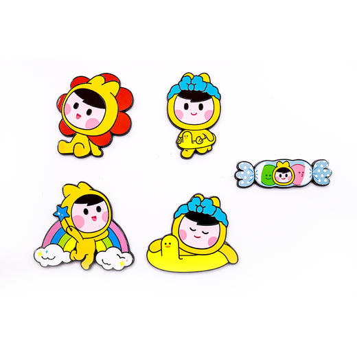 夏日系列小团金属冰箱贴 商品图0