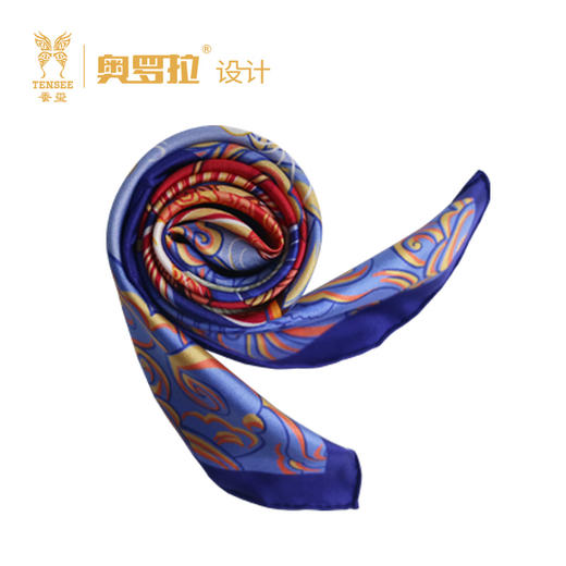 建党系列丝巾产品 勿忘初心艺术丝巾 商品图1