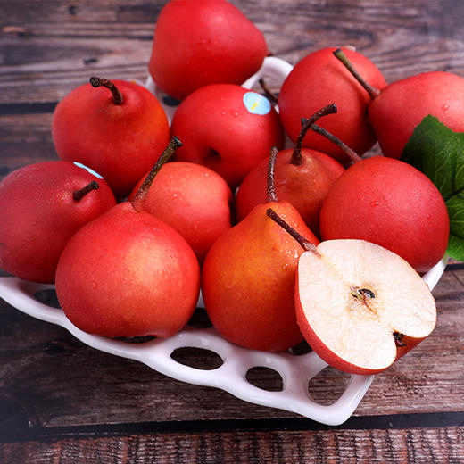 新西兰红啤梨进口新鲜水果 piqaboo红宝石红蜜梨新鲜梨子啤梨   6粒装 净重3斤 商品图2