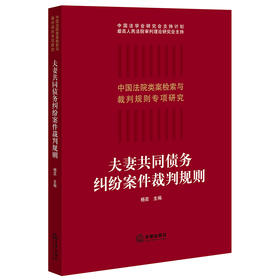 夫妻共同债务纠纷案件裁判规则  杨奕