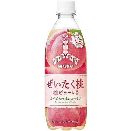 日本 Asahi朝日 三矢白桃味汽水碳酸饮料 500ml（400816） 商品图0