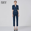 IWY/藏青色双排扣时尚气质名媛高端工服西装套裙职业套装CS11231 商品缩略图2