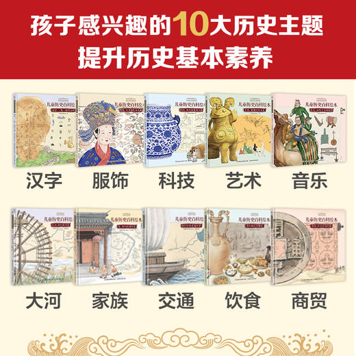 中国国家博物馆儿童历史百科绘本（精装1-10） 商品图2