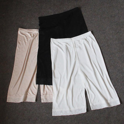 雀说  真丝混纺五分家居打底裤SY015 商品图3