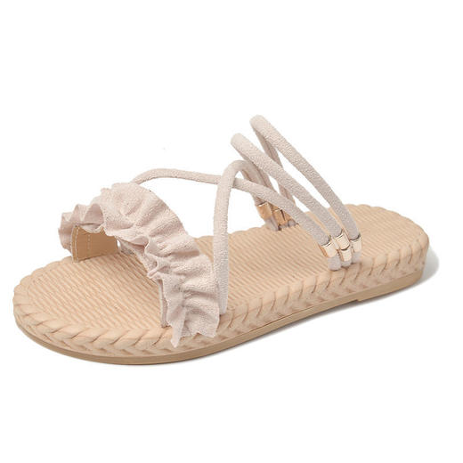 平底两穿凉拖鞋ins潮夏季罗马学生女鞋 商品图3