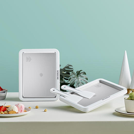 柏翠PET035炒酸奶家用小型水果冰淇淋冰盘儿童自制diy炒冰盘 商品图4