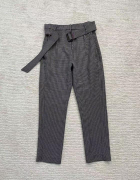 千鸟格女裤 自己备注号码